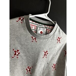 Ugly Christmas Sweater Dabbin‎ Santa Sweatshirt S Trendy Pullover Denim & Flower